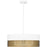 Quoizel Alani 4 Light Pendant, Matte White/Metal