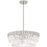 Quoizel Starlight 4 Light Pendant, Brushed Nickel/Clear Crystal Glass - QP6742BN