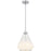 Quoizel Haze 1Light Mini Pendant, Polished Chrome/Clear Ombre Glass - QP6750C