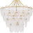 Quoizel Lilestone 7Light Pendant, Gold Leaf/Clear Seedy Glass