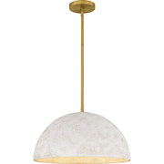 Quoizel Portia 3Light Pendant, Brushed Gold/Metal - QP6768BRG