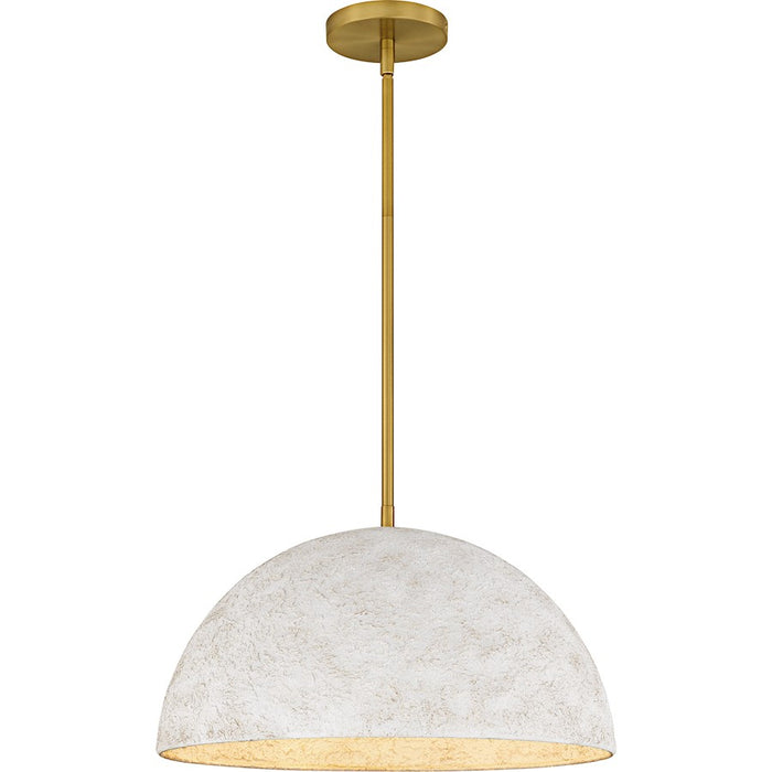 Quoizel Portia 3Light Pendant, Brushed Gold/Metal - QP6768BRG