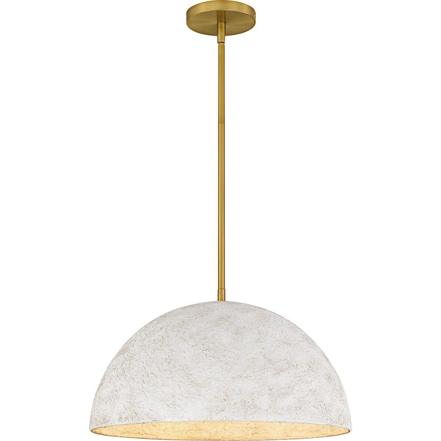 Quoizel Portia 3Light Pendant, Brushed Gold/Metal - QP6768BRG