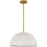 Quoizel Portia 3Light Pendant, Brushed Gold/Metal