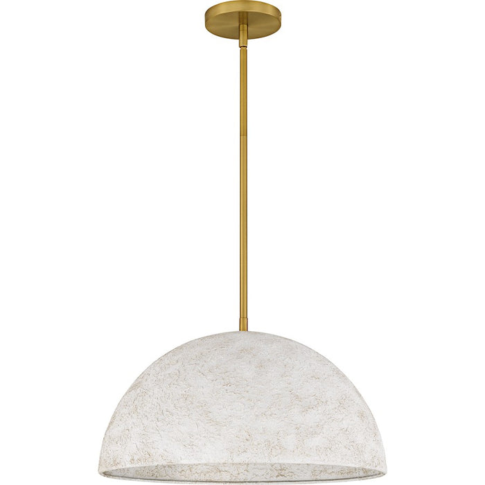 Quoizel Portia 3Light Pendant, Brushed Gold/Metal
