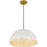 Quoizel Portia 3Light Pendant, Brushed Gold/Metal