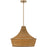 Quoizel Solebay 3Light Pendant, Bronze Gold/Rattan