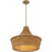 Quoizel Solebay 3Light Pendant, Bronze Gold/Rattan
