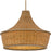 Quoizel Solebay 3Light Pendant, Bronze Gold/Rattan