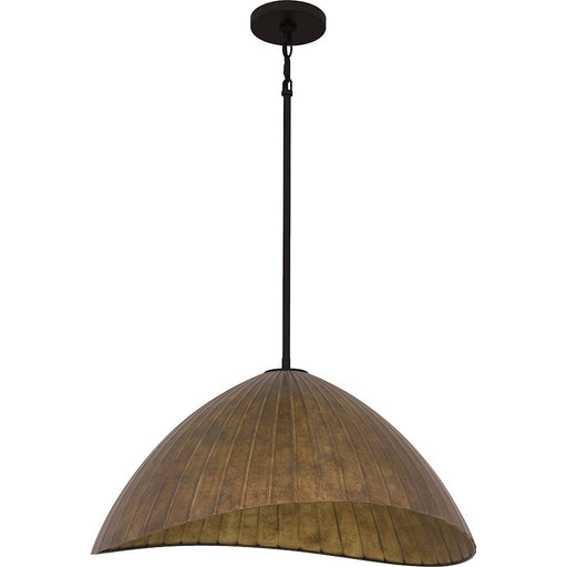 Quoizel Ariel 4Light Pendant, Matte Black/Metal