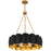Quoizel Santana 5Light Pendant, Matte Black/Metal
