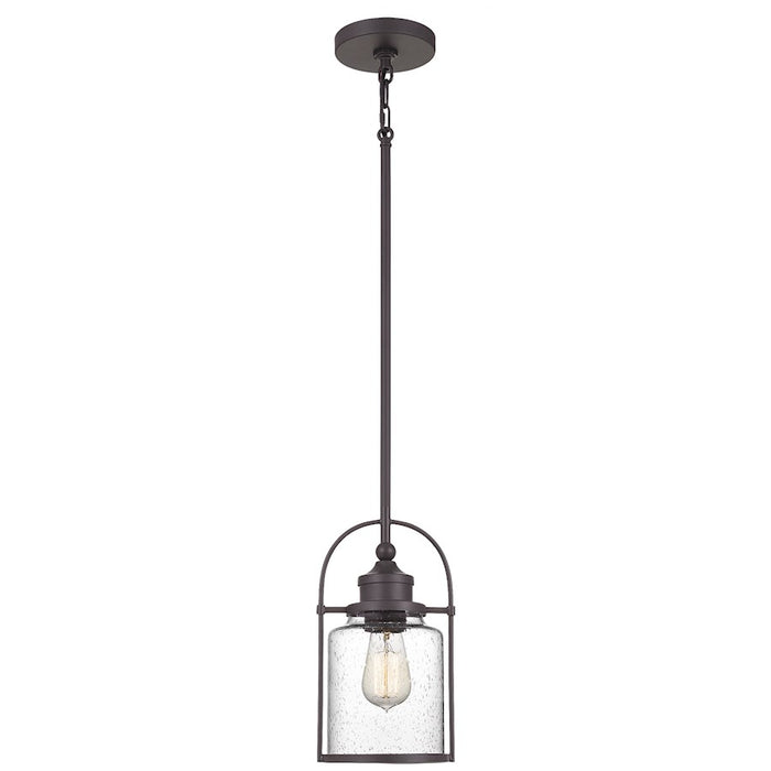Quoizel Payson 1 Light 6" Mini Pendant, Western Bronze