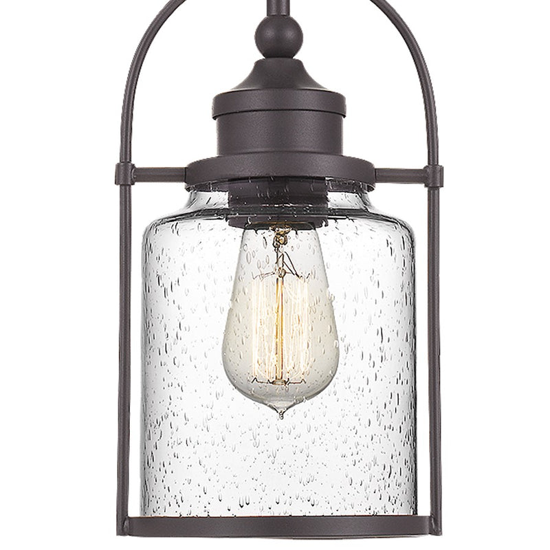 Quoizel Payson 1 Light 6" Mini Pendant, Western Bronze