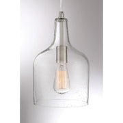 Quoizel 8" Piccolo Mini Pendant, Brushed Nickel