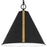 Quoizel Hyde 1 Light Mini Pendant, Matte Black/Metal