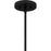 Quoizel Hyde 1 Light Mini Pendant, Matte Black/Metal