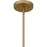 Quoizel Duval 1 Light Mini Pendant, Aged Brass/Alabaster Glass
