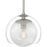 Quoizel Eslinger 1Lt Mini Pendant, Nickel/Clear/Cloud Inside/Clear