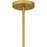 Quoizel Eslinger 1Lt Mini Pendant, Gold/Clear/Cloud/Clear