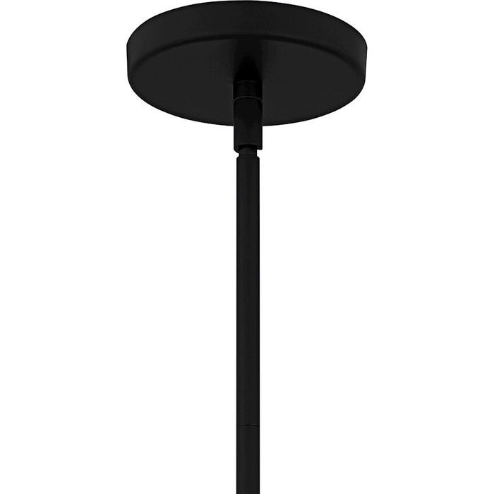 Quoizel Eslinger 1Lt Mini Pendant, Black/Clear/Cloud/Clear