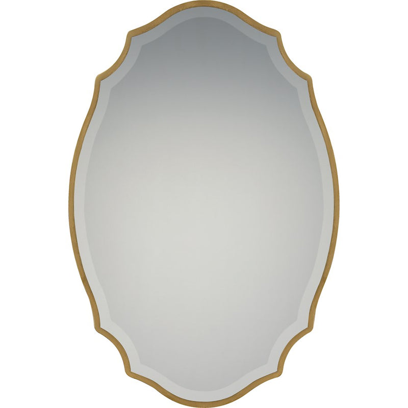 Quoizel Monarch Mirror, Large, gold