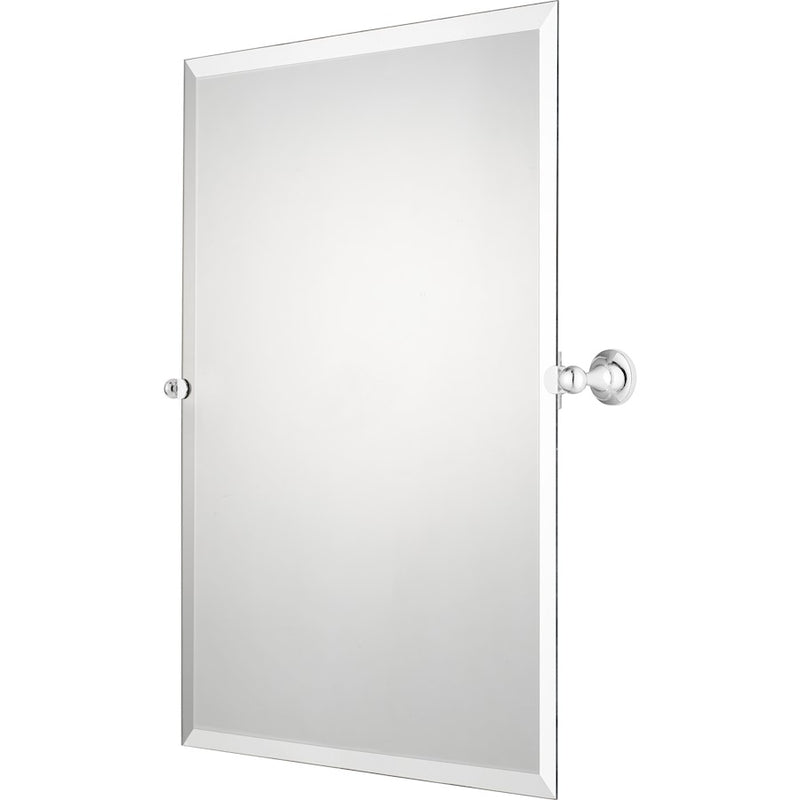 Quoizel 28" x 22" Reflections Mirror, Polished Chrome
