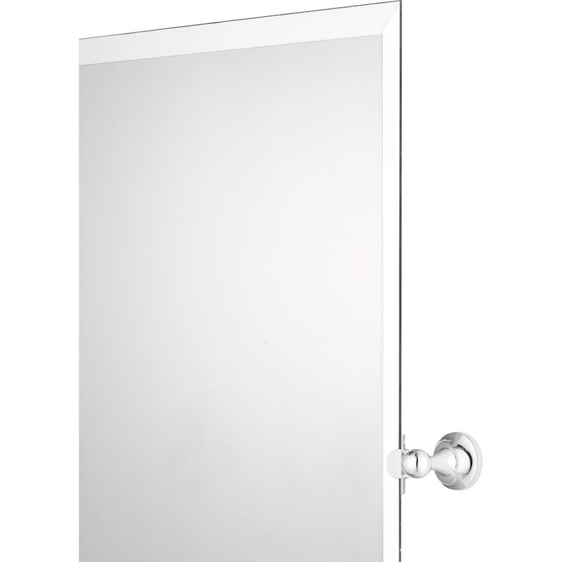 Quoizel 28" x 22" Reflections Mirror, Polished Chrome
