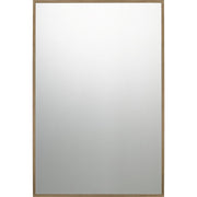 Quoizel 36"x24" Reflections Mirror, Antique Brass