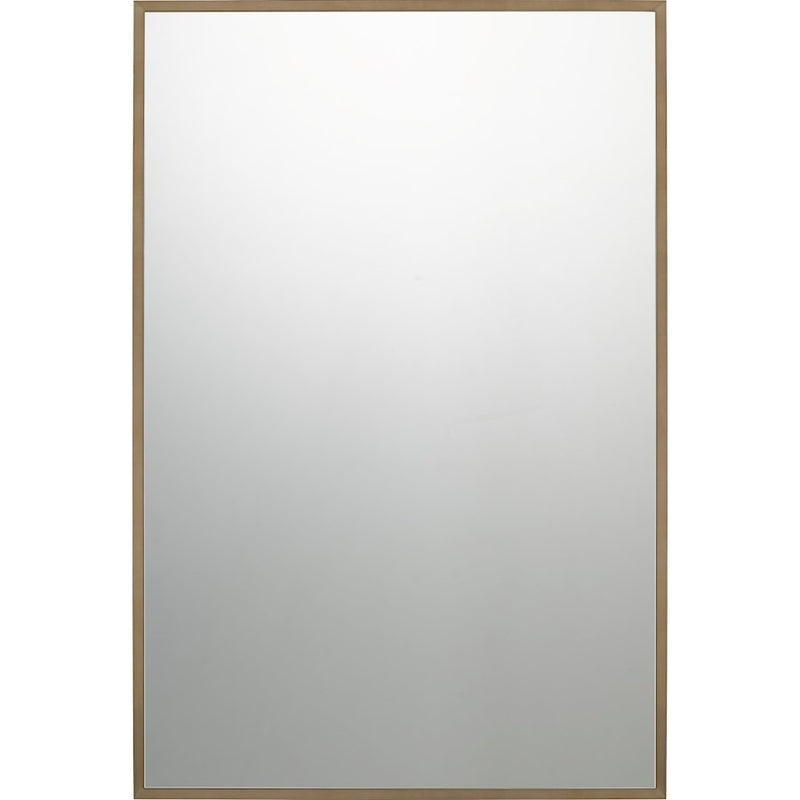 Quoizel 36"x24" Reflections Mirror, Antique Brass