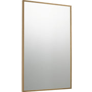 Quoizel 36"x24" Reflections Mirror, Antique Brass