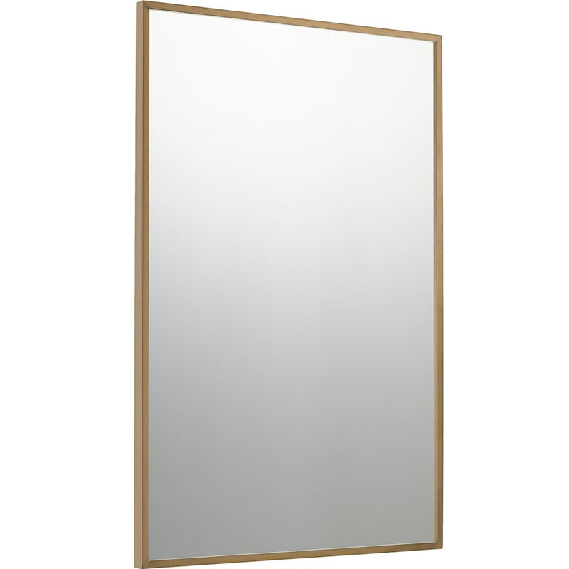 Quoizel 36"x24" Reflections Mirror, Antique Brass