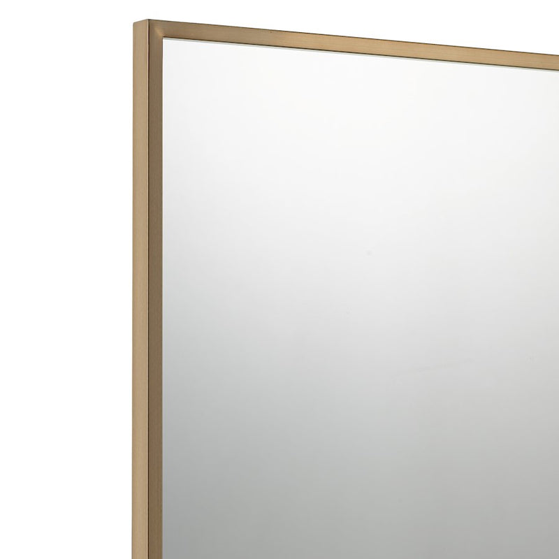 Quoizel 36"x24" Reflections Mirror, Antique Brass