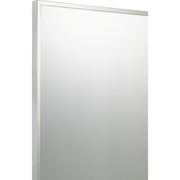 Quoizel Lockport 36in Rectangular Wall Mirror | Polished Chrome Steel Frame | Bathroom & Entryway Vanity Mirror | 24 x 1 x 36 in | Model QR3331