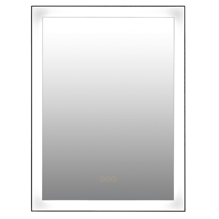 Quoizel Greer Mirror LED Light, Earth Black