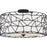 Quoizel 4 Light Semi-Flush Mount, Matte Black