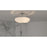 Quoizel Easton 3 Light Semi-Flush Mount, Opal