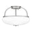 Quoizel Easton 3 Light Semi-Flush Mount, Opal