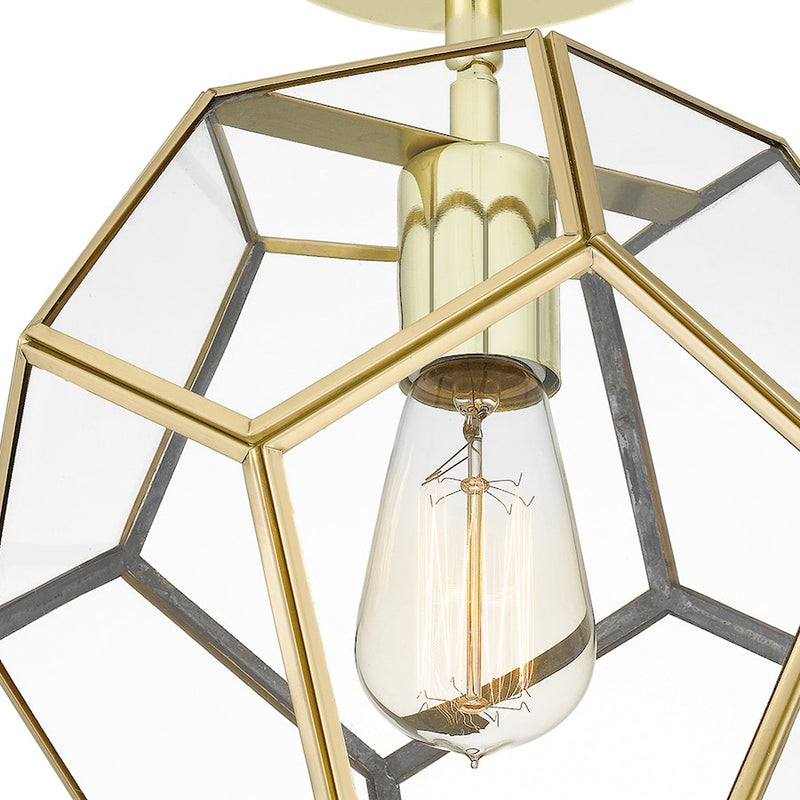 Quoizel Kinslee 1 Light Semi-Flush Mount
