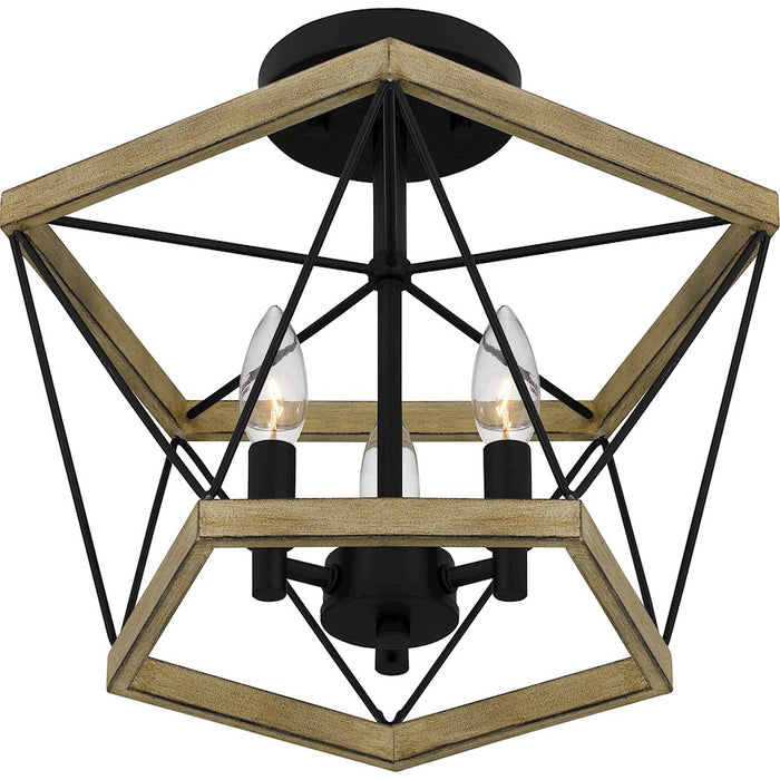 Quoizel Wintergreen 3 Light Semi-Flush Mount