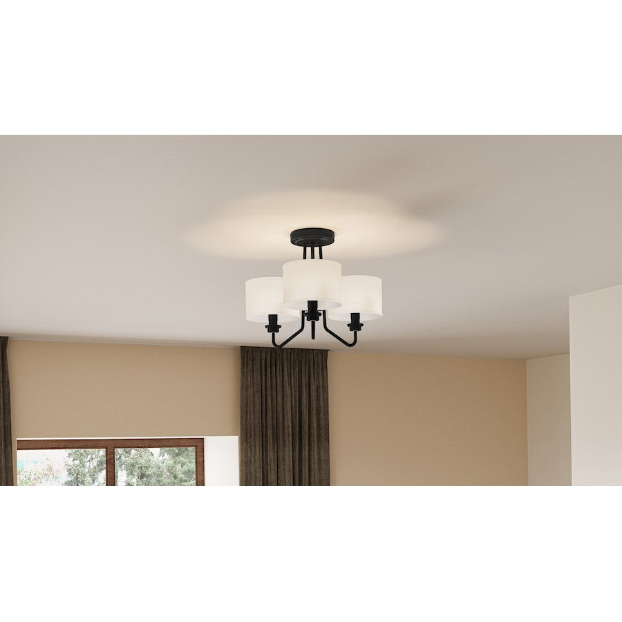 Quoizel Ainsdale 3 Light Semi-Flush Mount
