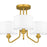 Quoizel Ainsdale 3 Light Semi-Flush Mount