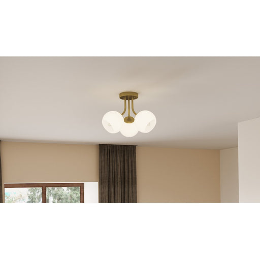 Quoizel Oberlin 3 Light Semi-Flush Mount