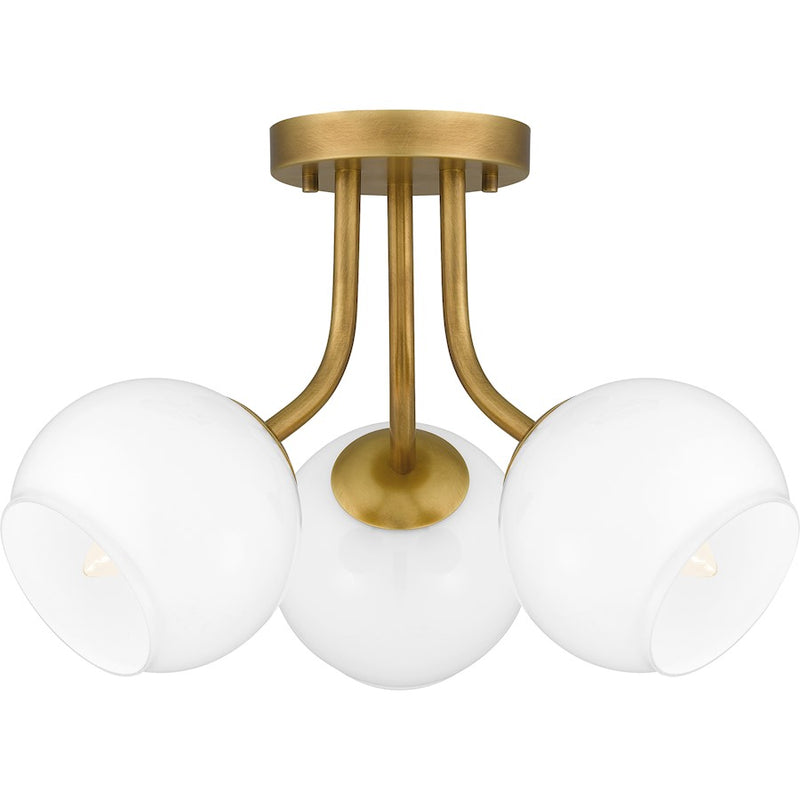 Quoizel Oberlin 3 Light Semi-Flush Mount