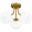 Quoizel Oberlin 3 Light Semi-Flush Mount