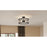 Quoizel Cedar Park 4 Light Semi-Flush Mount, Matte Black