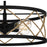 Quoizel Cedar Park 4 Light Semi-Flush Mount, Matte Black