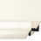 Quoizel Renzo 2 Light Semi-Flush Mount, Matte Black/Beige Fabric