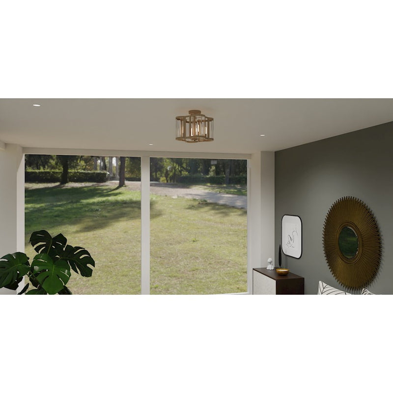 Quoizel Renee 4 Light Semi-Flush Mount