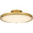 Quoizel Donne Lt Semi-Flush Mount, Gold/Etched Painted White Inside - QSF6784BRG
