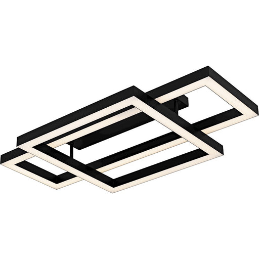 Quoizel Lawless Light Semi-Flush Mount, Matte Black/ - QSF6792MBK